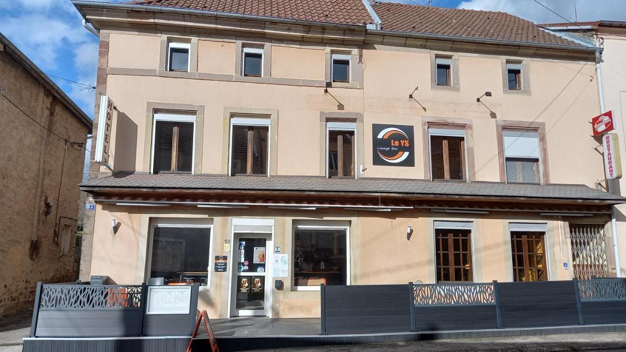 Hotel Le Ys Lounge Bar Badonviller Exterior foto
